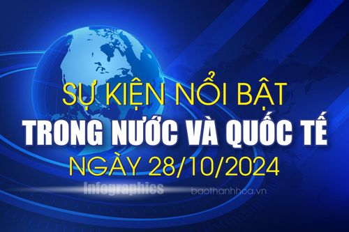 Sự kiện nổi bật trong nước, quốc tế ngày 28/10