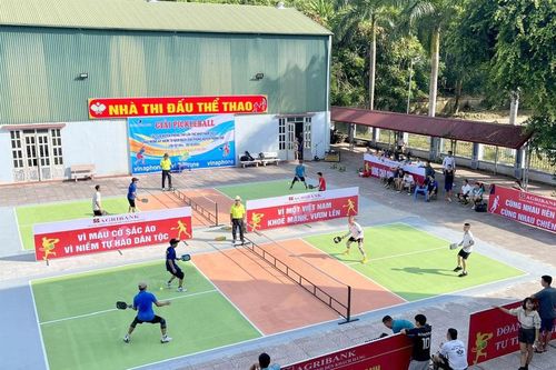 Giải pickleball các câu lạc bộ huyện Phong Thổ lần thứ nhất năm 2024