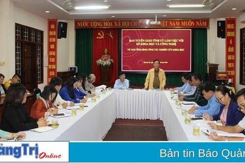 Bám sát thực tiễn để nâng tầm, mở rộng các đề tài nghiên cứu khoa học