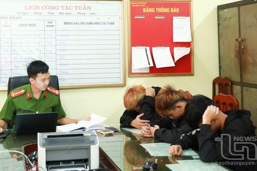 Công an TP. Phổ Yên bắt giữ nhóm thanh, thiếu niên trộm cắp xe mô tô