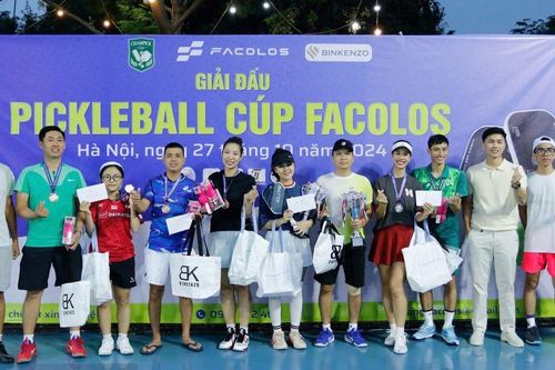 Giải Pickleball tranh Cúp FACOLOS được tổ chức thành công!