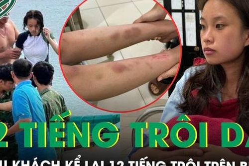 Nữ du khách kể lại 12 tiếng trôi trên biển sau khi bị lật SUP: 'Đã nghĩ đến tình huống xấu nhất'
