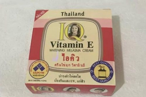 Thu hồi lô sản phẩm Kem thoa mặt IQ Vitamin E Whitening Melasma