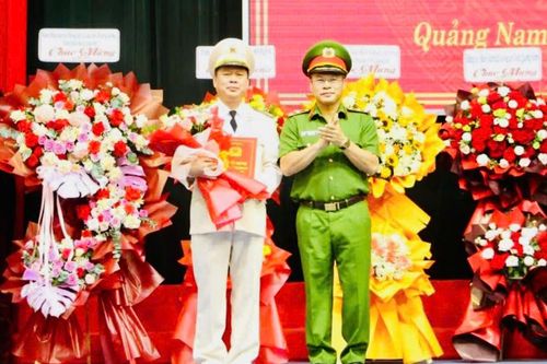 Giám đốc Công an tỉnh Quảng Nam được thăng hàm thiếu tướng