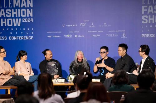 Thiết kế tại ELLEMan Fashion Show 2024 ứng dụng AI vẽ nhanh