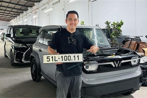 Loạt ôtô điện VinFast VF3 giá rẻ gắn biển tiền tỷ 'vạn người mê'