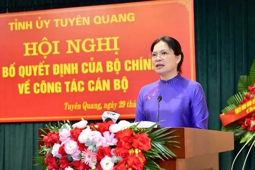 Chủ tịch Hội Liên hiệp phụ nữ Việt Nam làm Bí thư tỉnh ủy Tuyên Quang