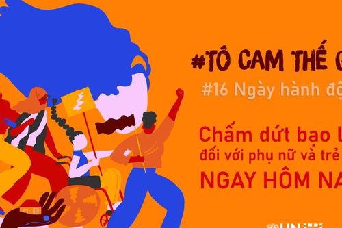 Có một bầu trời màu cam