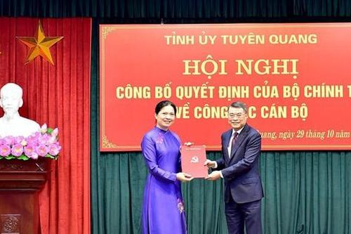 Tuyên Quang có nữ Bí thư Tỉnh ủy