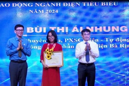 Nữ công nhân xuất sắc của Công đoàn Công ty CP Nhiệt điện Bà Rịa