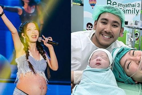 Ca sĩ sinh con an toàn sau khi 'bế' bụng bầu 38 tuần nhảy trên sân khấu