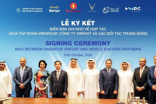 Vingroup, VinFast hợp tác chiến lược với 4 đối tác hàng đầu Trung Đông