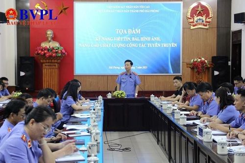 VKSND TP Hải Phòng thực hiện nghiêm túc Quyết định 596 của Viện trưởng VKSND tối cao