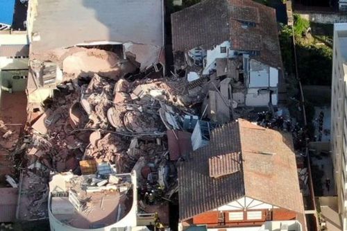 Sập khách sạn tại Argentina, gần 10 người bị nghi mắc kẹt