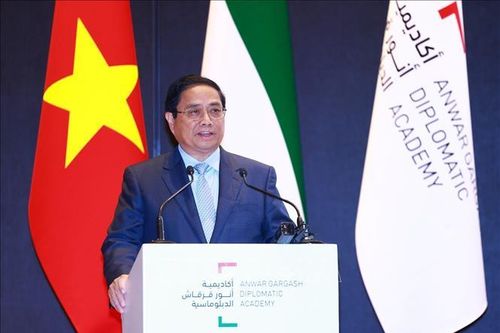 Thủ tướng phát biểu chính sách tại Học viện Ngoại giao Anwar Gargash