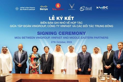 Vingroup, VinFast hợp tác chiến lược với bốn đối tác Trung Đông