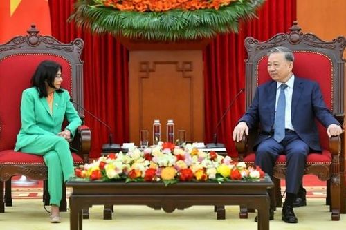Tổng Bí thư Tô Lâm tiếp Phó Tổng thống thường trực Cộng hòa Bolivar Venezuela Delcy Rodríguez Gómez