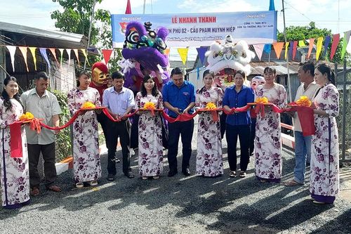 Huyện Phú Tân khánh thành cầu Bình Phú 2 - Phạm Huỳnh Hiệp