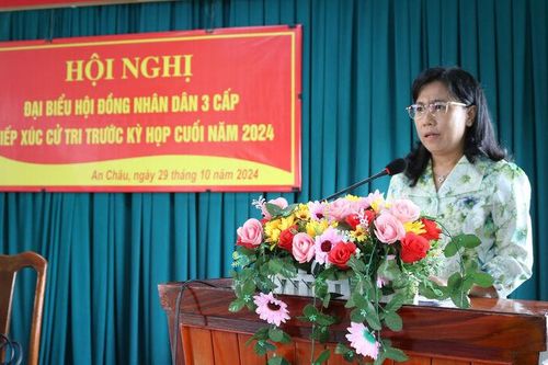 Phó Chủ tịch HĐND tỉnh tiếp xúc cử tri trên địa bàn huyện Châu Thành