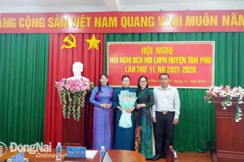 Hội Liên hiệp phụ nữ huyện Tân Phú có tân chủ tịch