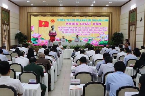 Phiên giải trình thứ 2 của Thường trực Hội đồng nhân dân tỉnh
