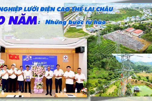 Xí nghiệp Lưới điện cao thế Lai Châu 20 năm: Những bước tự hào