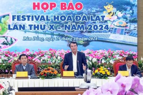 Họp báo Festival Hoa Đà Lạt lần thứ X - năm 2024