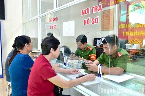 Ghi ở Công an phường kiểu mẫu đầu tiên