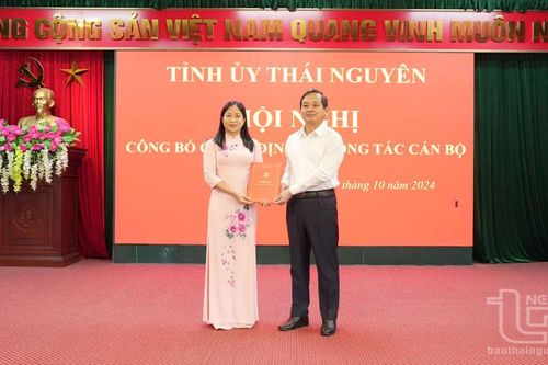 Đồng chí Phạm Thị Mai Khanh giữ chức Phó Bí thư Thành ủy Sông Công