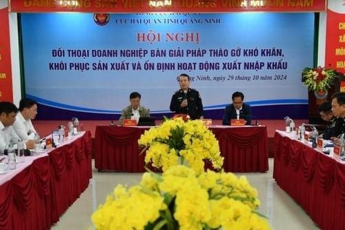 Cục Hải quan tỉnh Quảng Ninh bàn giải pháp hỗ trợ doanh nghiệp và ổn định hoạt động xuất nhập khẩu