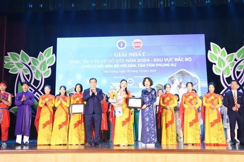 Hải Dương đoạt giải nhất cuộc thi 'Y tế cơ sở giỏi năm 2024' khu vực Bắc Bộ