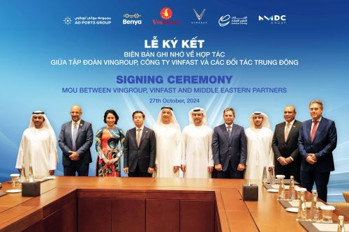 Vingroup, VinFast ký hợp tác chiến lược với 4 đối tác hàng đầu tại Trung Đông