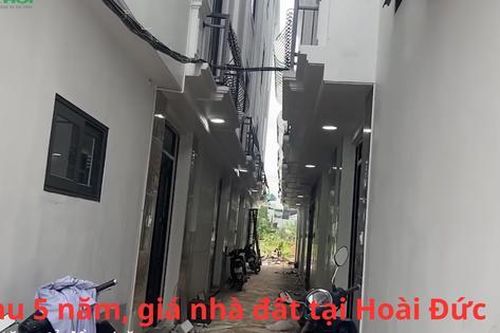 Giá bất động sản ở Hoài Đức, Hà Nội đã tăng như thế nào sau 5 năm?