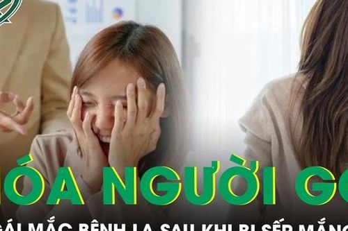 Cô gái 'hóa người gỗ' sau khi bị sếp la mắng