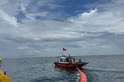 Chưa thể khẳng định có hay không 18.000 lít dầu DO trên tàu hàng bị chìm ở biển Quảng Nam