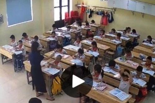 Tạm đình chỉ cô giáo nhéo tai, đánh vào đầu học sinh ở Thanh Hóa