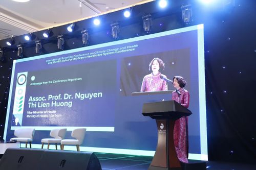 300 đại biểu dự hội nghị 'Biến đổi khí hậu, sức khỏe và Hệ thống y tế xanh châu Á-Thái Bình Dương'