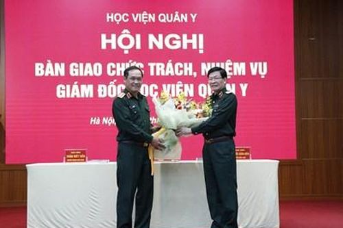 Hội nghị bàn giao chức trách, nhiệm vụ Giám đốc Học viện Quân y