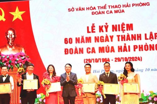 Kỷ niệm 60 năm Ngày thành lập Đoàn Ca múa Hải Phòng