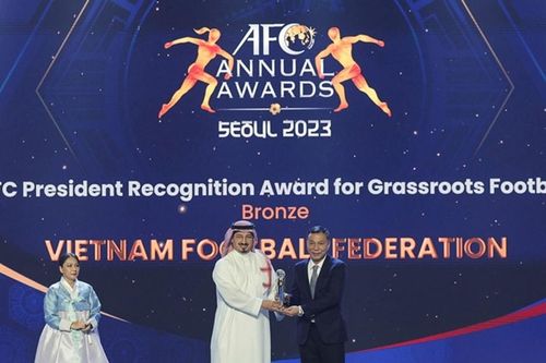 Bóng đá Việt Nam được vinh danh ở Giải thưởng đặc biệt của AFC