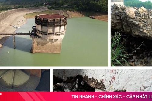 Nhiều hạng mục hồ Kẻ Gỗ xuống cấp sau gần nửa thế kỷ vận hành