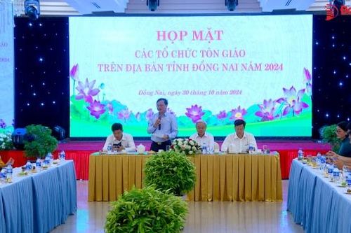 Họp mặt chức sắc Phật giáo trên địa bàn tỉnh Đồng Nai năm 2024