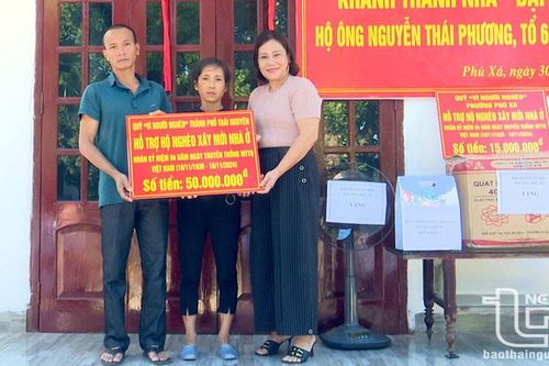 TP. Thái Nguyên: Khánh thành và bàn giao nhà đại đoàn kết cho hộ nghèo