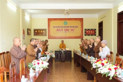 Đắk Nông: Thường trực Ban Trị sự Phật giáo tỉnh họp triển khai hoạt động Phật sự cuối năm