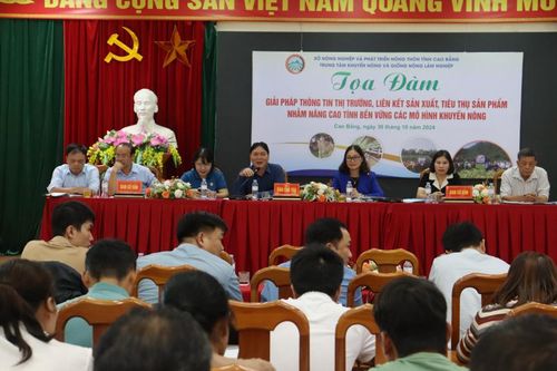Tọa đàm 'giải pháp thông tin thị trường, liên kết sản xuất, tiêu thụ sản phẩm nhằm nâng cao tính bền vững các mô hình khuyến nông'