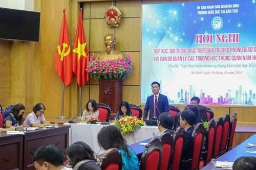 Quận Ba Đình giải đáp, gỡ khó cho các trường khi thực hiện nhiệm vụ năm học