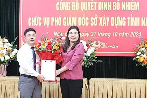 Nam Định: Trưởng phòng Quy hoạch-Kiến trúc giữ chức Phó Giám đốc sở Xây dựng