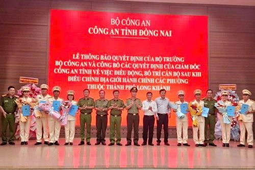 Giải thể, sáp nhập 11 công an phường, xã ở Đồng Nai