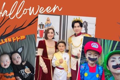 Sao Việt đón Halloween: Tăng Thanh Hà độc - lạ, nhà Salim nhận 'bão haha'