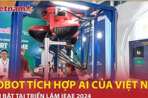 Robot tích hợp AI của Việt Nam nổi bật tại Triển lãm IEAE 2024